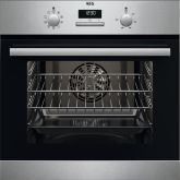 AEG BCX23101EM 59.4cm Built In Electric Single Oven - Stainless