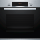 Bosch HBS534BS0B 59.4cm Built In Electric Single Oven with 3D Hot Air - Stainless Steel
