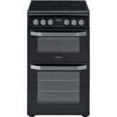 Hotpoint HD5V93CCB Ceramic Double Electric Cooker