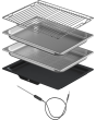 ASKO OCS64BSH 45cm Compact Oven with Steam Black Steel