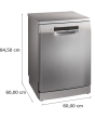 Bosch SMS6ZCI10G Silver Dishwasher with WiFi 14 Settings