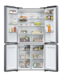 Haier HCR5919EHMB 90cm 60/40 Frost Free American Fridge Freezer - Brushed Black
