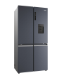 Haier HCR5919EHMB 90cm 60/40 Frost Free American Fridge Freezer - Brushed Black