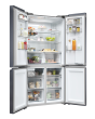 Haier HCR5919EHMB 90cm 60/40 Frost Free American Fridge Freezer - Brushed Black