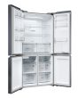 Haier HCR5919EHMB 90cm 60/40 Frost Free American Fridge Freezer - Brushed Black