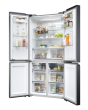 Haier HCR5919EHMB 90cm 60/40 Frost Free American Fridge Freezer - Brushed Black