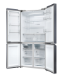 Haier HCR5919EHMB 90cm 60/40 Frost Free American Fridge Freezer - Brushed Black