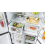 Haier HCR5919EHMB 90cm 60/40 Frost Free American Fridge Freezer - Brushed Black