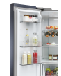 Haier HCR5919EHMB 90cm 60/40 Frost Free American Fridge Freezer - Brushed Black