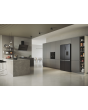 Haier HCR5919EHMB 90cm 60/40 Frost Free American Fridge Freezer - Brushed Black