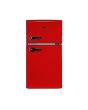 Montpellier MAB2035ER 45.3cm Low Frost Undercounter Retro Fridge Freezer - Red