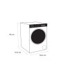 Schonhaus WDSF0110614AW 10kg/6kg 1400 Spin Washer Dryer