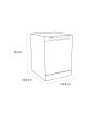 Sensis DWF0114FSDW Dishwasher - White
