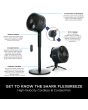 Shark FA220UK FlexBreeze High-Velocity Hybrid Cordless & Corded Fan - Black