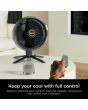 Shark FA220UK FlexBreeze High-Velocity Hybrid Cordless & Corded Fan - Black
