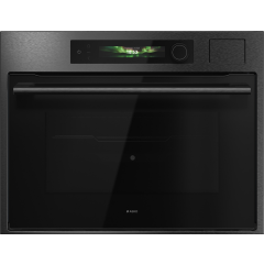 ASKO OCS64BSH 45cm Compact Oven with Steam Black Steel