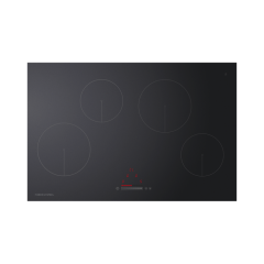 Fisher & Paykel 80cm Induction Hob in Black Glass Finish