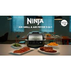 Ninja EG351UK Grill & Air Fryer - Black/Silver