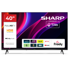 Sharp 2T-C40HE2245KB FHD TV in black