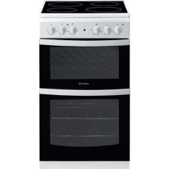 Indesit ID5V92KMW 50cm Electric Ceramic Cooker - White