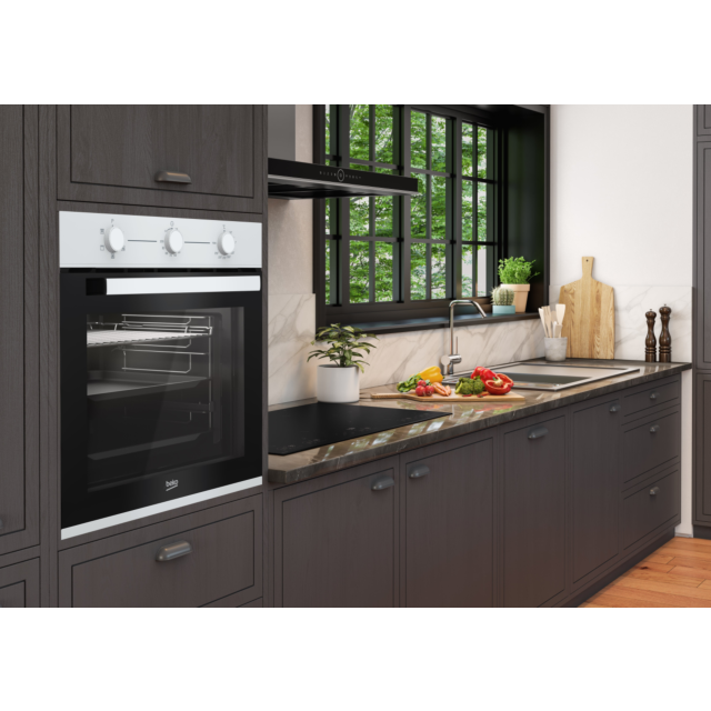 Beko CIFY71W AeroPerfect CIFY71W 60cm Built in RecycledNet Single Fan Oven - White