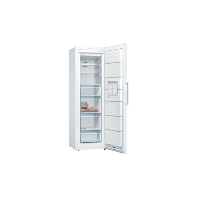 Bosch GSN36VWFPG 60cm Freestanding Tall Freezer - White