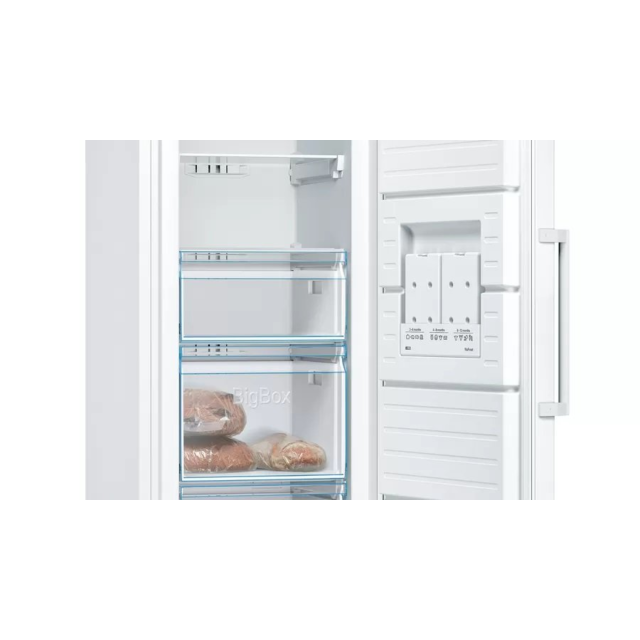 Bosch GSN36VWFPG 60cm Freestanding Tall Freezer - White