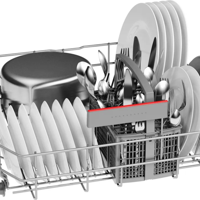 Bosch SMS4EKI06G Brushed Steel Dishwasher with Anti-Fingerprint Finish