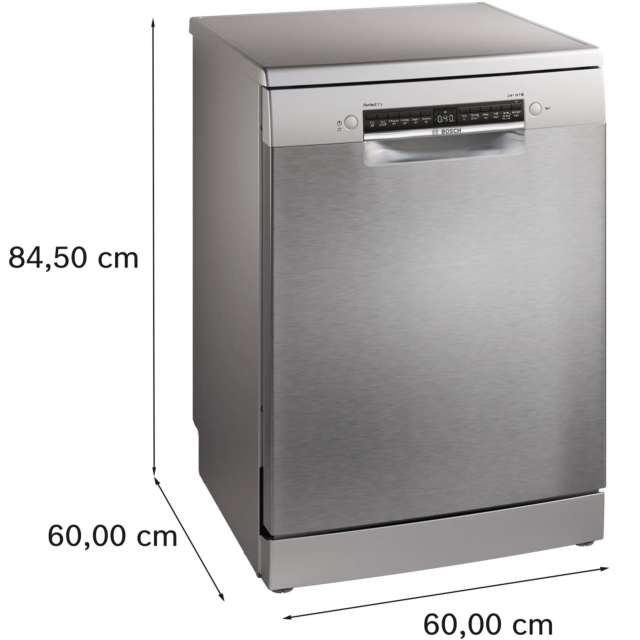 Bosch SMS6ZCI10G Silver Dishwasher with WiFi 14 Settings