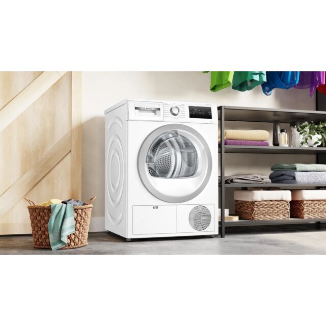 Bosch WTN83203GB 8kg Condenser Tumble Dryer - White