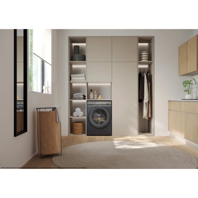 Haier X7 10kg 1400 Spin WiFi Washing Machine - Graphite