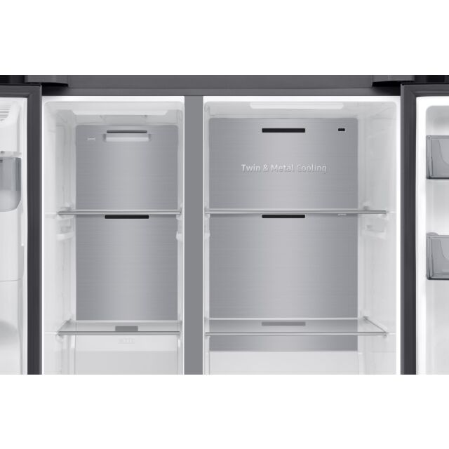 Samsung RS70F66KCTEU 91cm Side by Side American Fridge Freezer - Silver