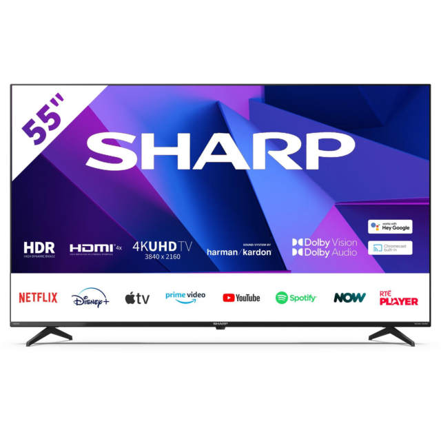 Sharp 4T-C55FN2KL2AB 1904T-C55FN2KL2AB 55inch 4K Ultra HD Smart TV