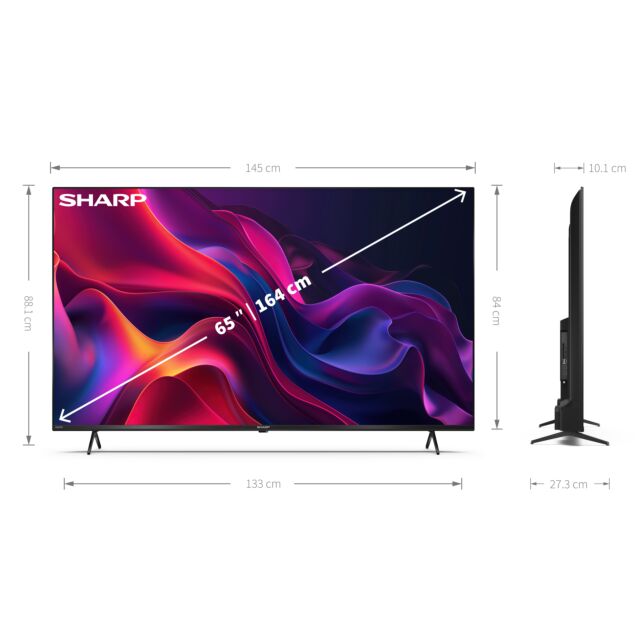 Sharp 4T-C65GK4245KB 65inch 4K UHD Frameless Smart TiVo TV