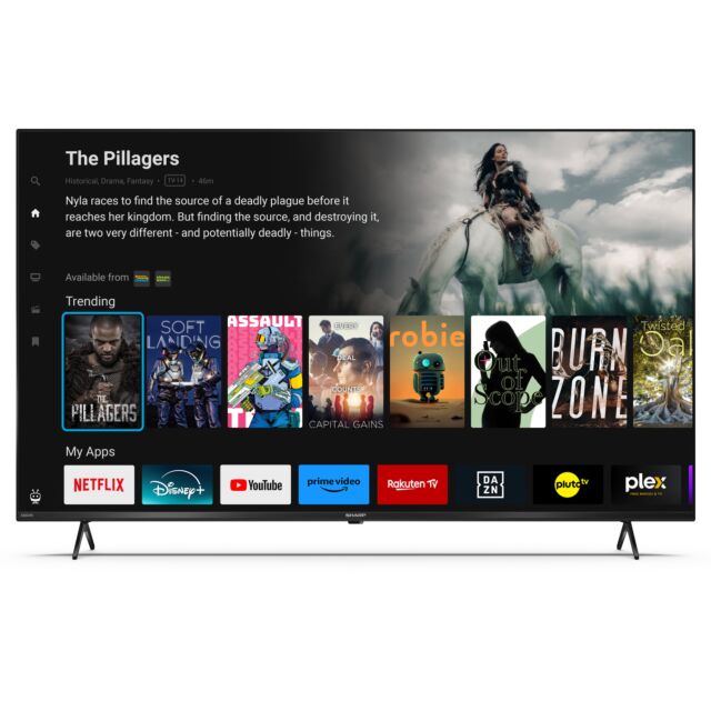 Sharp 4T-C65GK4245KB 65inch 4K UHD Frameless Smart TiVo TV