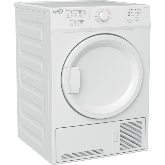 Zenith ZDCT700W 7kg Condenser Tumble Dryer - White