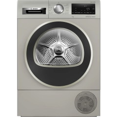 Bosch WQG245S9GB 9kg Heat Pump Tumble Dryer - Silver Inox
