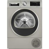 Bosch WQG245S9GB 9kg Heat Pump Tumble Dryer - Silver Inox